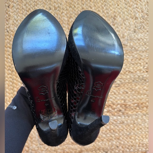 Anthropologie  Brand New Sexy High Heel platform Peep Toe Flower Pumps 🌈 - Picture 8 of 10